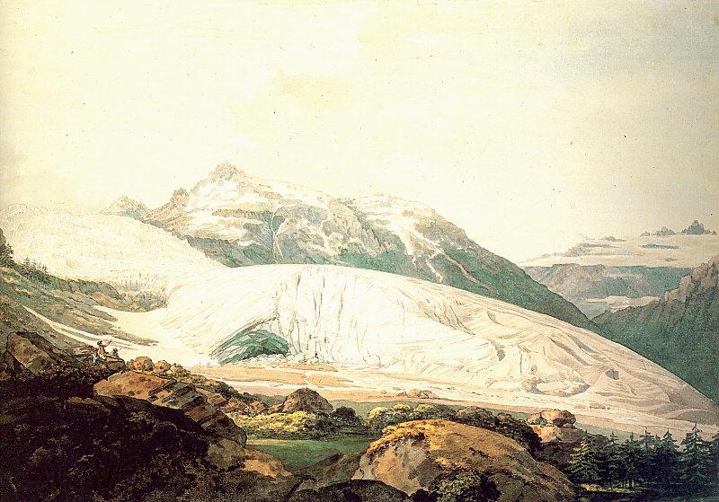 Pars, William The Rhone Glacier and the Source of the Rhone Germany oil painting art